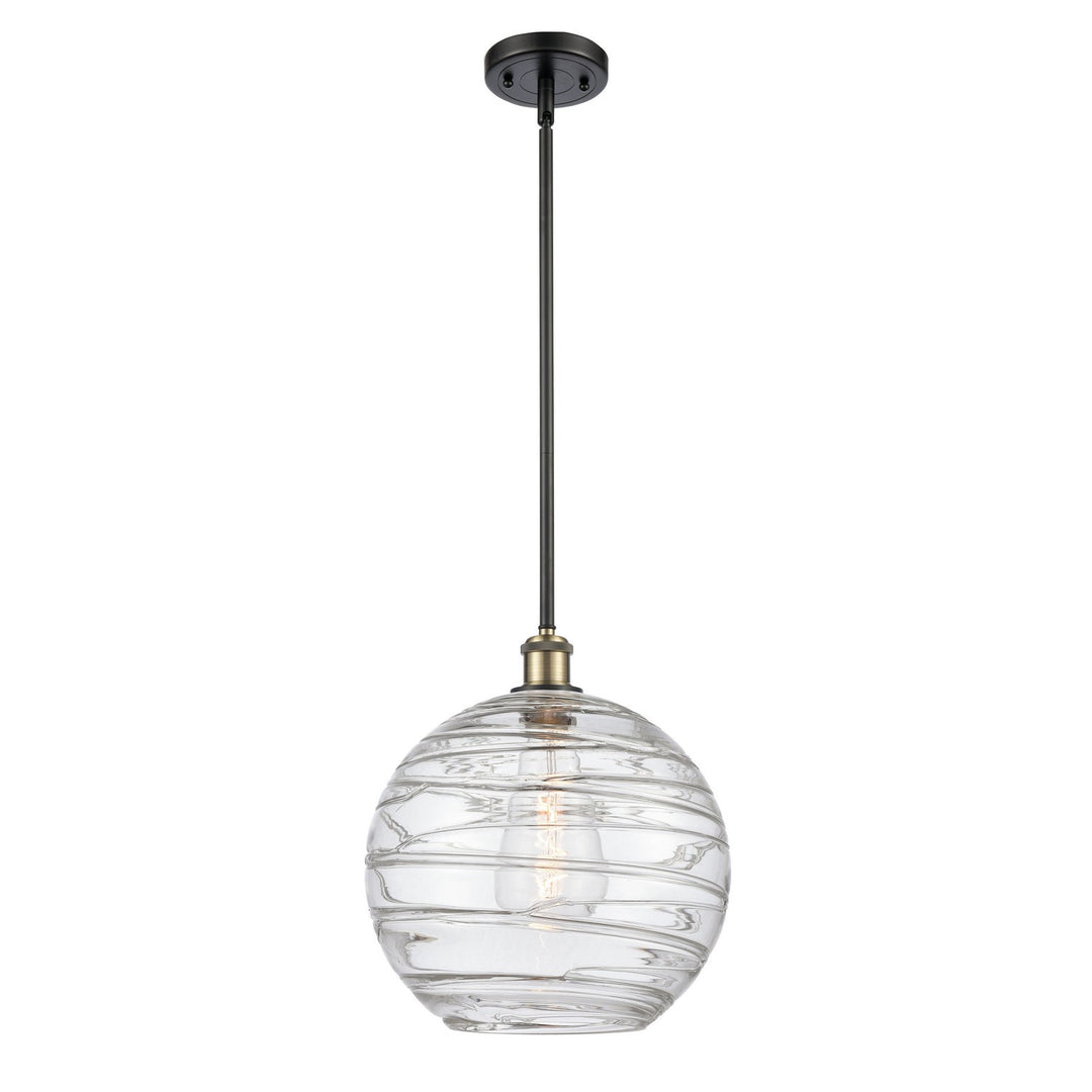 Innovations Ballston 516-1S-BAB-G1213-12 Pendant Light - Black Antique Brass