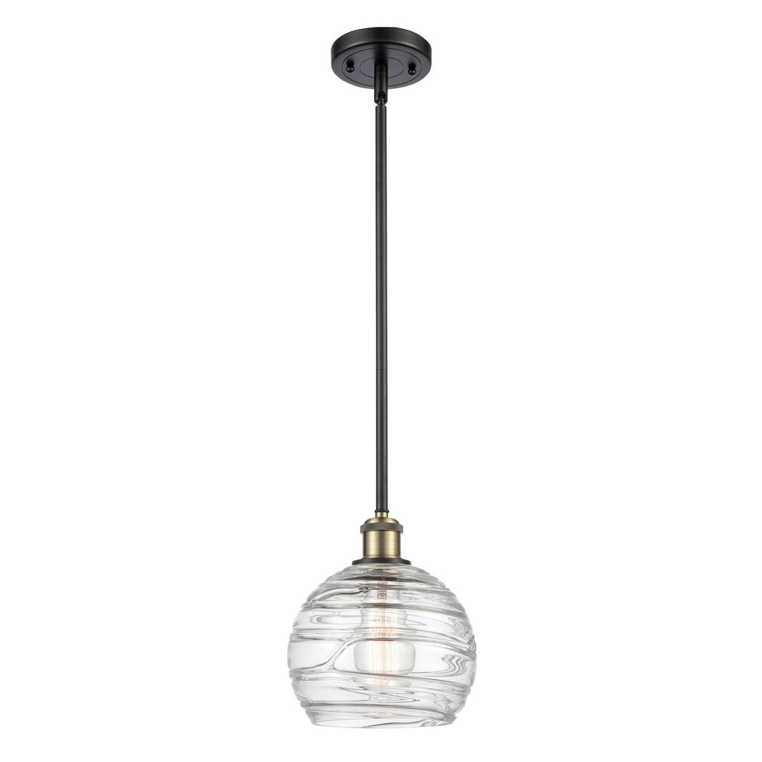 Innovations Ballston 516-1S-BAB-G1213-8 Pendant Light - Black Antique Brass