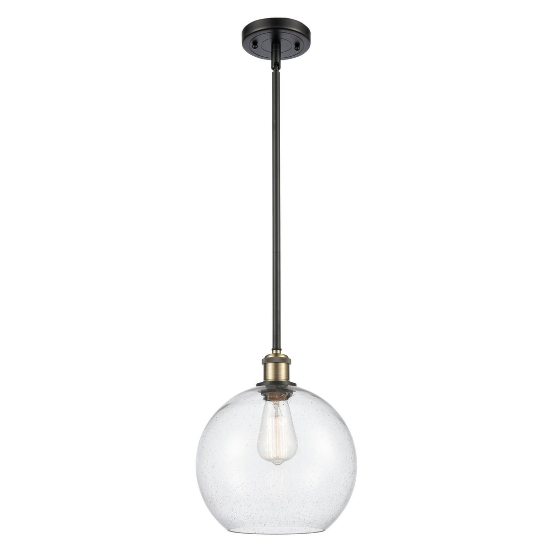 Innovations Ballston 516-1S-BAB-G124-10 Pendant Light - Black Antique Brass