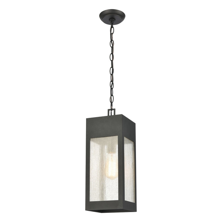 Elk Lighting 57303/1  Angus Outdoor Charcoal