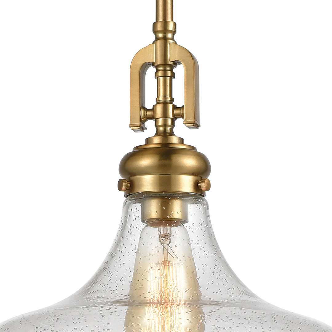 Elk Rutherford 57371/1 Pendant Light - Satin Brass