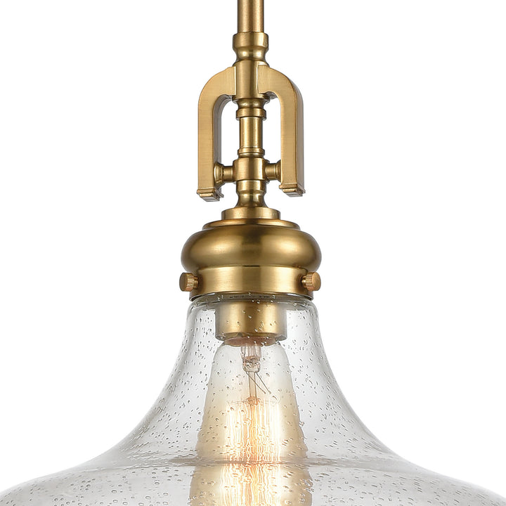Elk Rutherford 57371/1 Pendant Light - Satin Brass