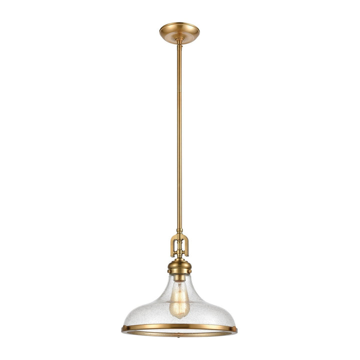 Elk Rutherford 57371/1 Pendant Light - Satin Brass