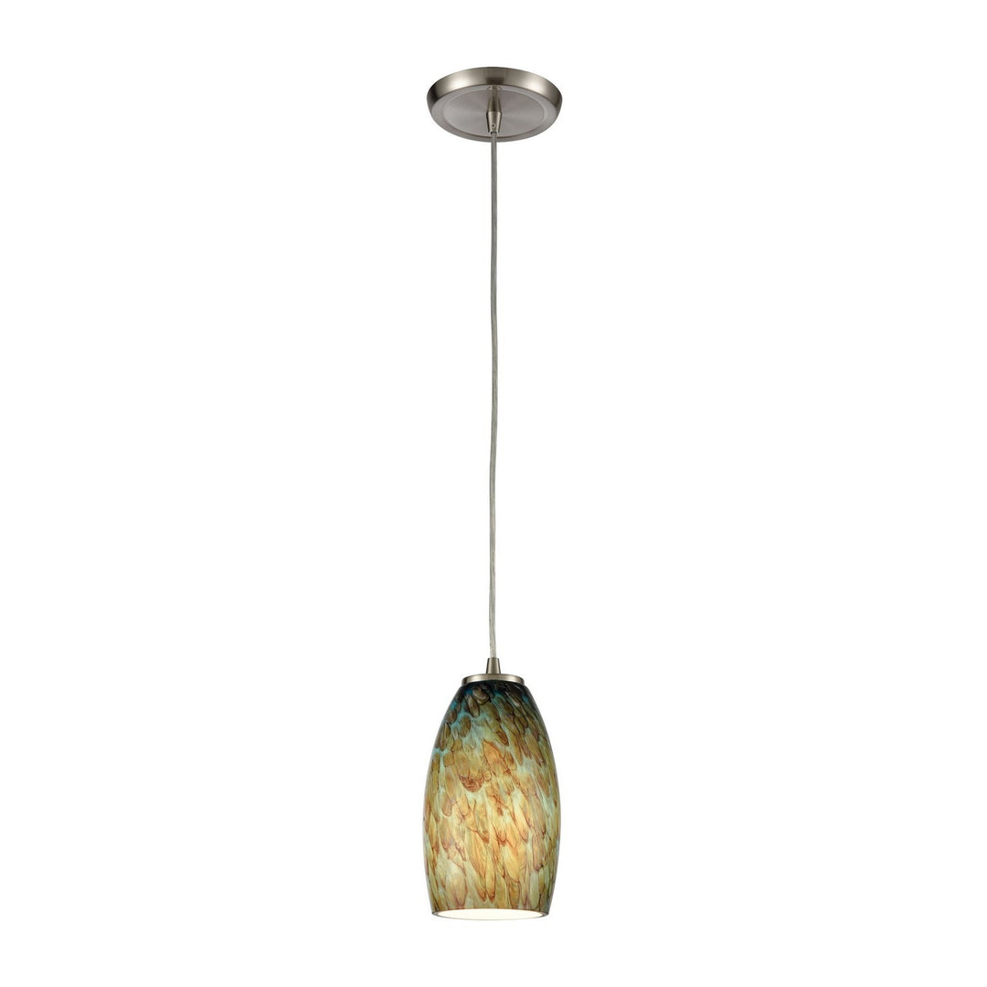 Elk Nature's Collage 60217/1 Pendant Light - Satin Nickel