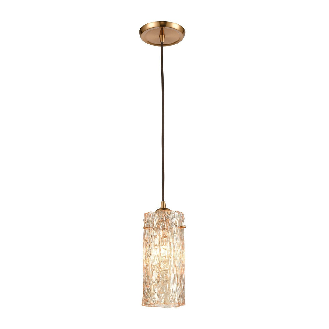 Elk Roubaix 60235/1 Pendant Light - Satin Brass