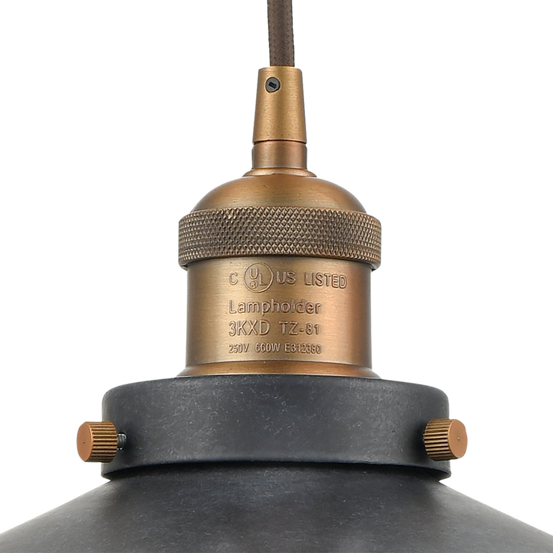 Elk English Pub 67184/1 Pendant Light - Antique Brass