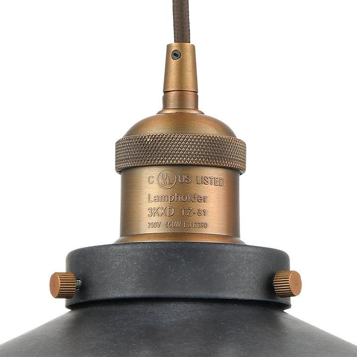 Elk English Pub 67184/1 Pendant Light - Antique Brass