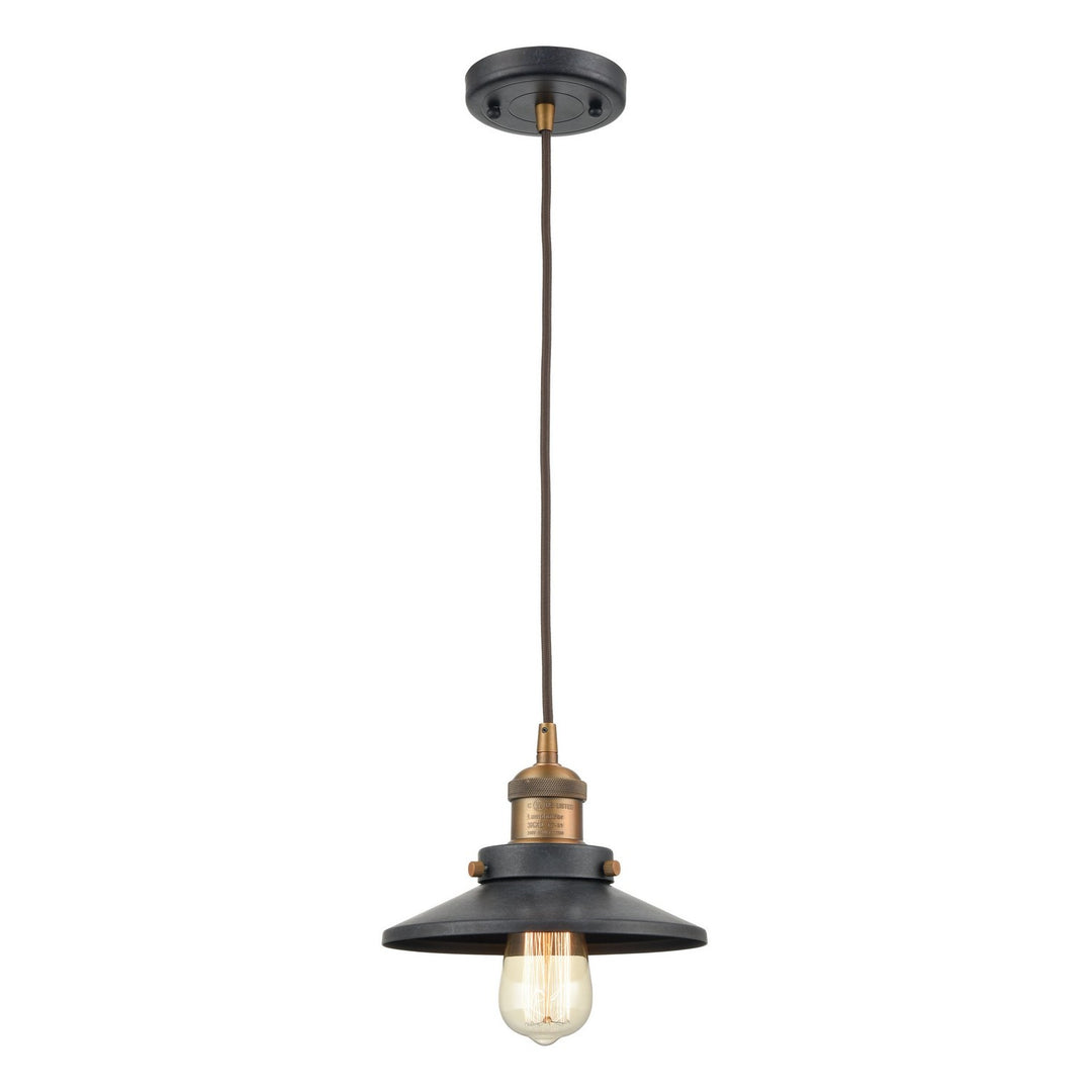 Elk English Pub 67184/1 Pendant Light - Antique Brass