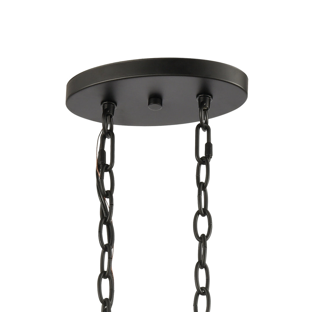 Elk Ramsey 75055/8 Chandelier Light - Matte Black