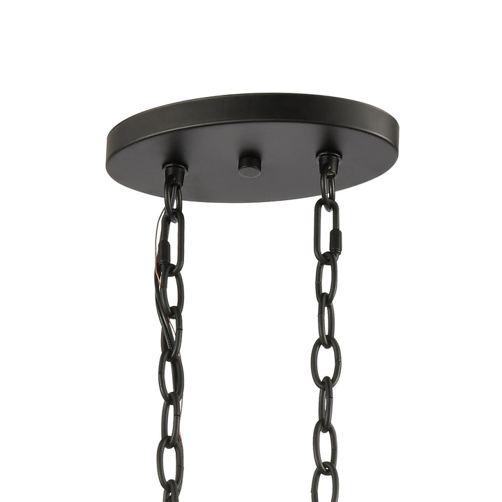 Elk Ramsey 75055/8 Chandelier Light - Matte Black