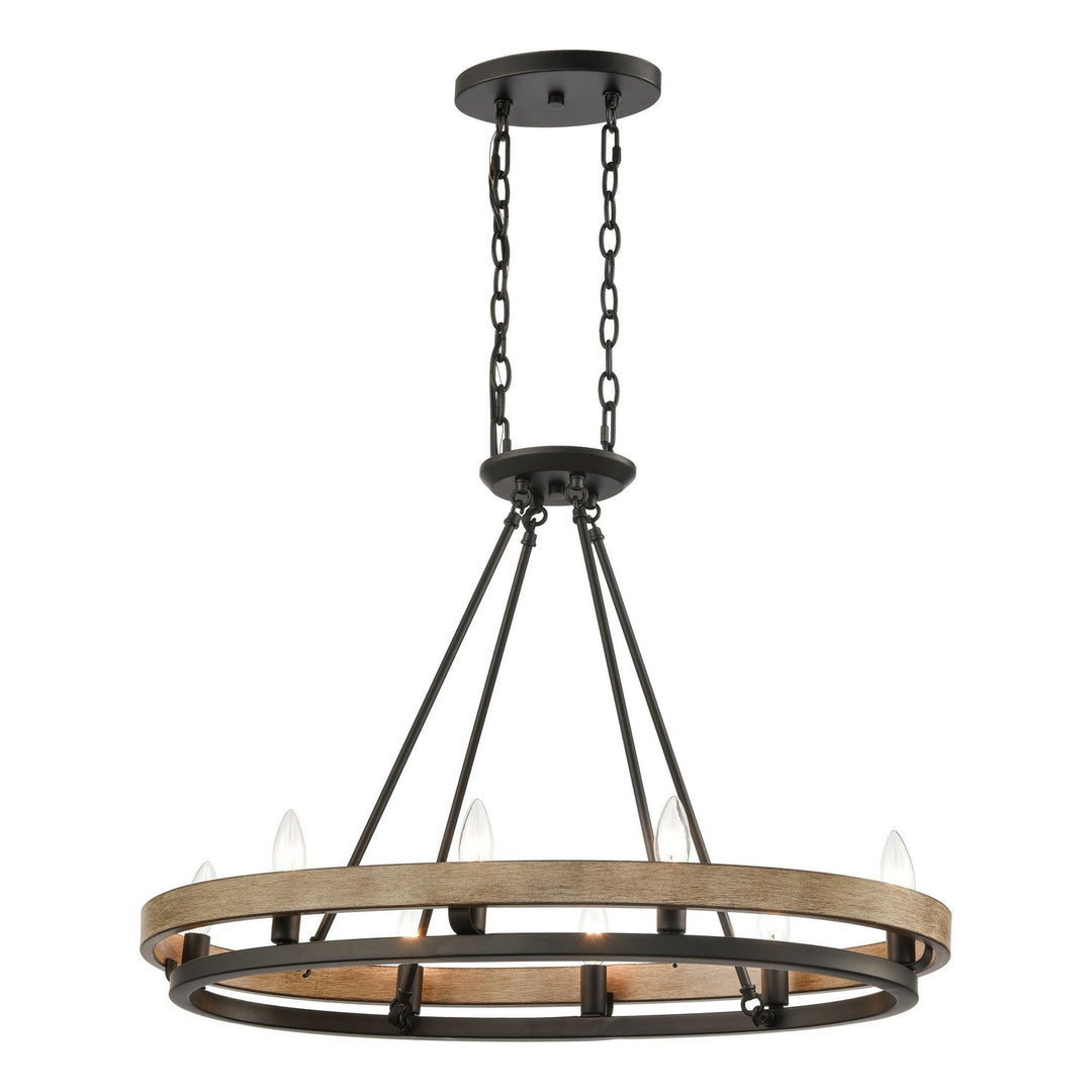 Elk Ramsey 75055/8 Chandelier Light - Matte Black