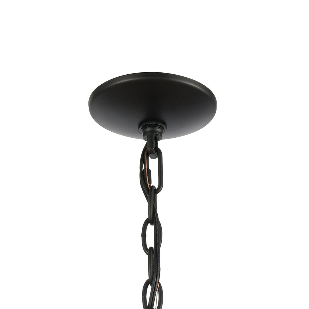 Elk Ramsey 75056/6 Chandelier Light - Matte Black