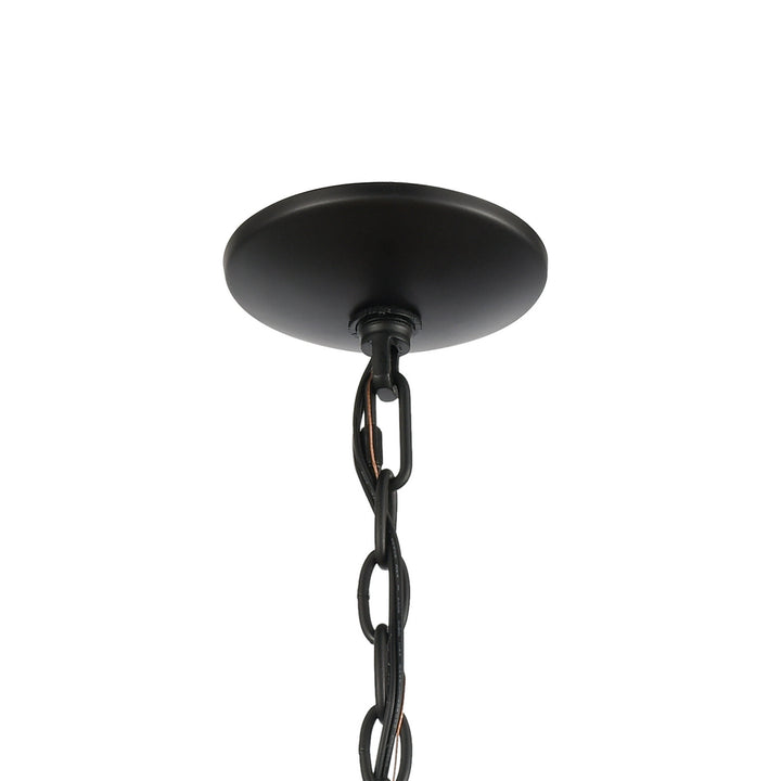 Elk Ramsey 75056/6 Chandelier Light - Matte Black