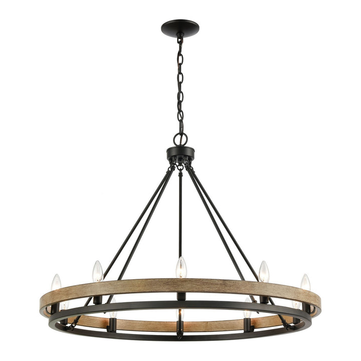 Elk Ramsey 75057/10 Chandelier Light - Matte Black