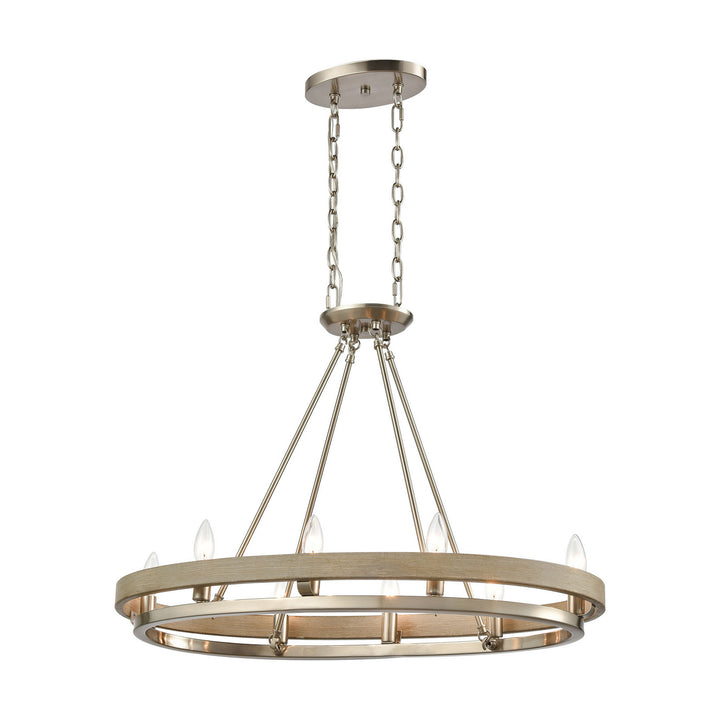 Elk Ramsey 75065/8 Chandelier Light - Satin Nickel