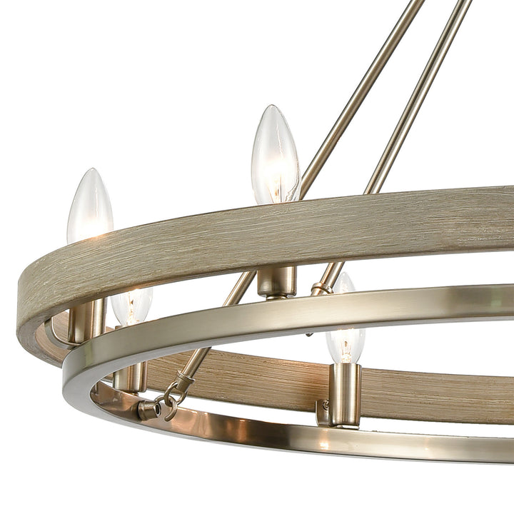 Elk Ramsey 75067/10 Chandelier Light - Satin Nickel