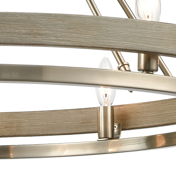 Elk Ramsey 75067/10 Chandelier Light - Satin Nickel