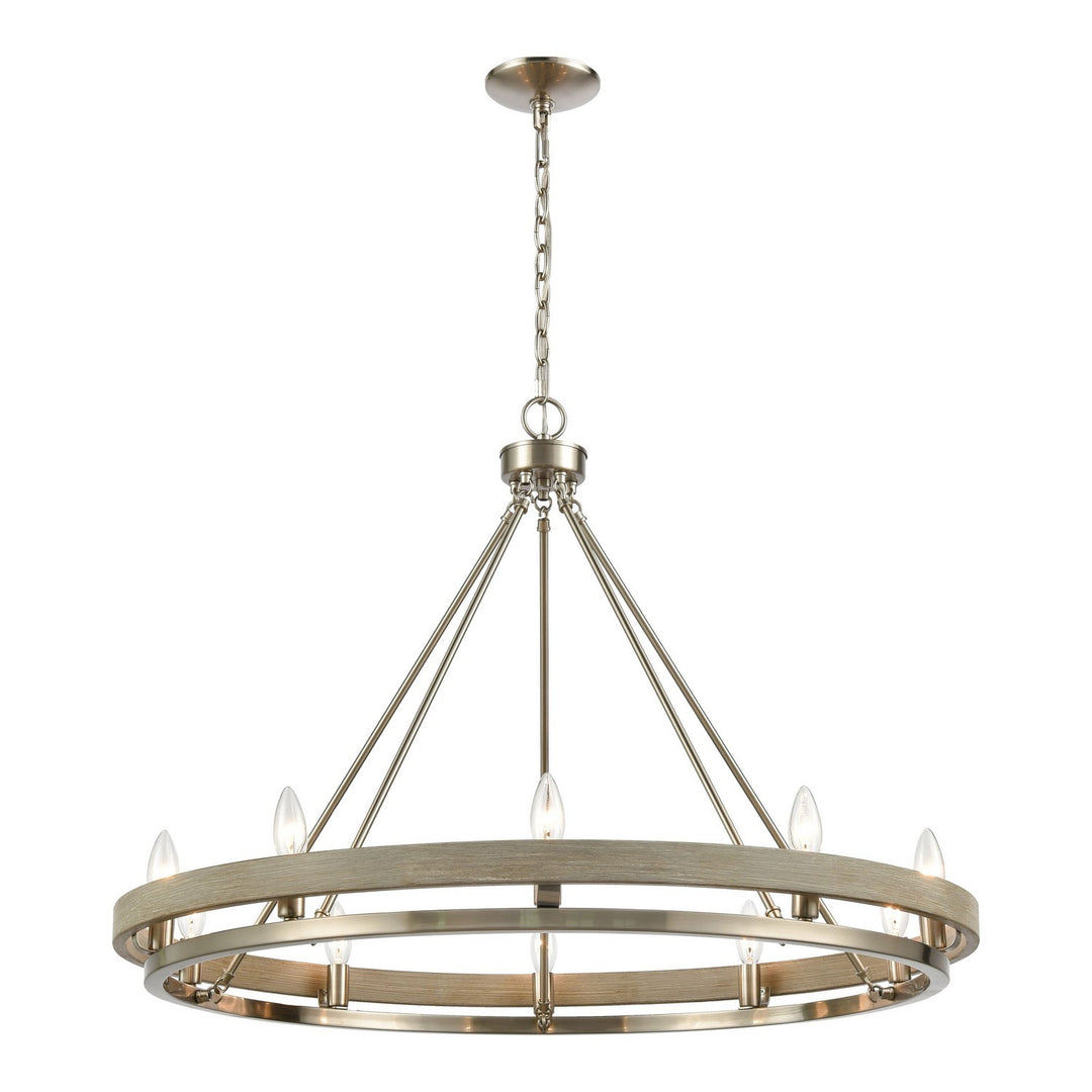 Elk Ramsey 75067/10 Chandelier Light - Satin Nickel