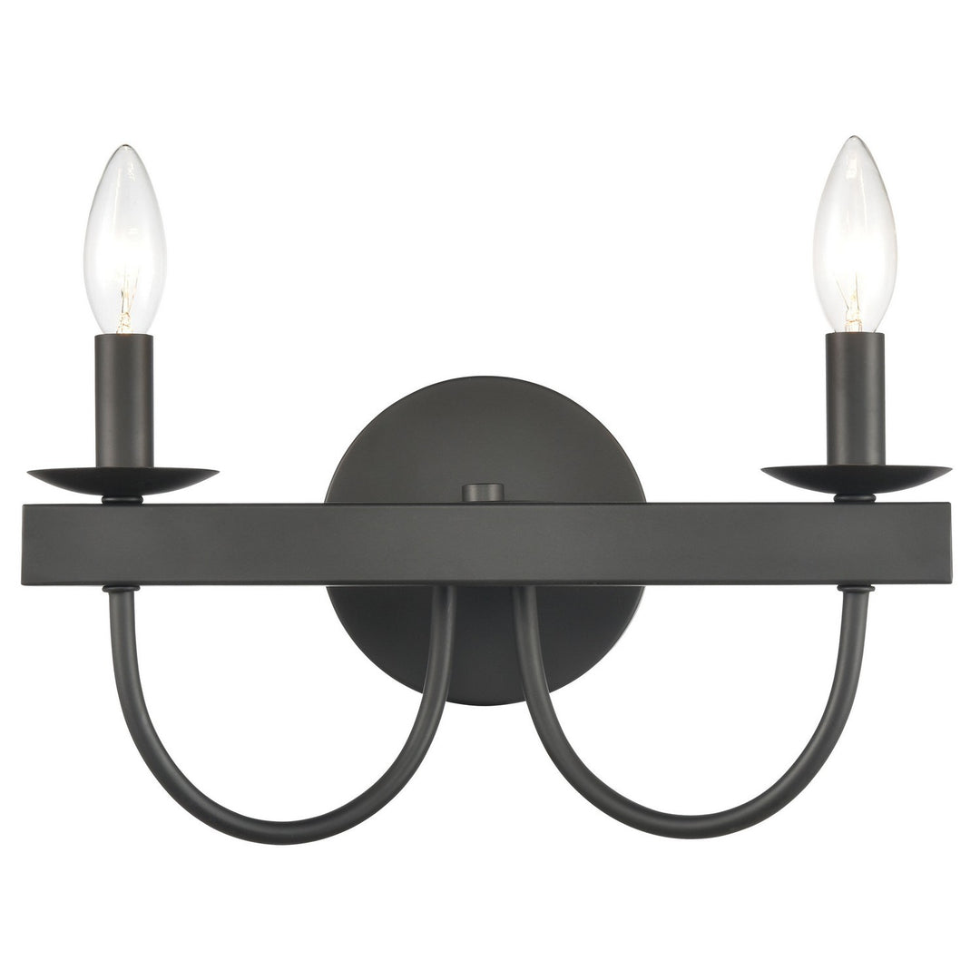 Elk Williamson 75074/2 Wall Sconce Light - Black