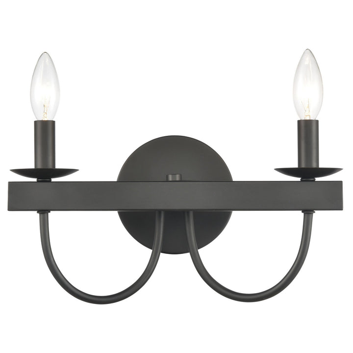 Elk Williamson 75074/2 Wall Sconce Light - Black