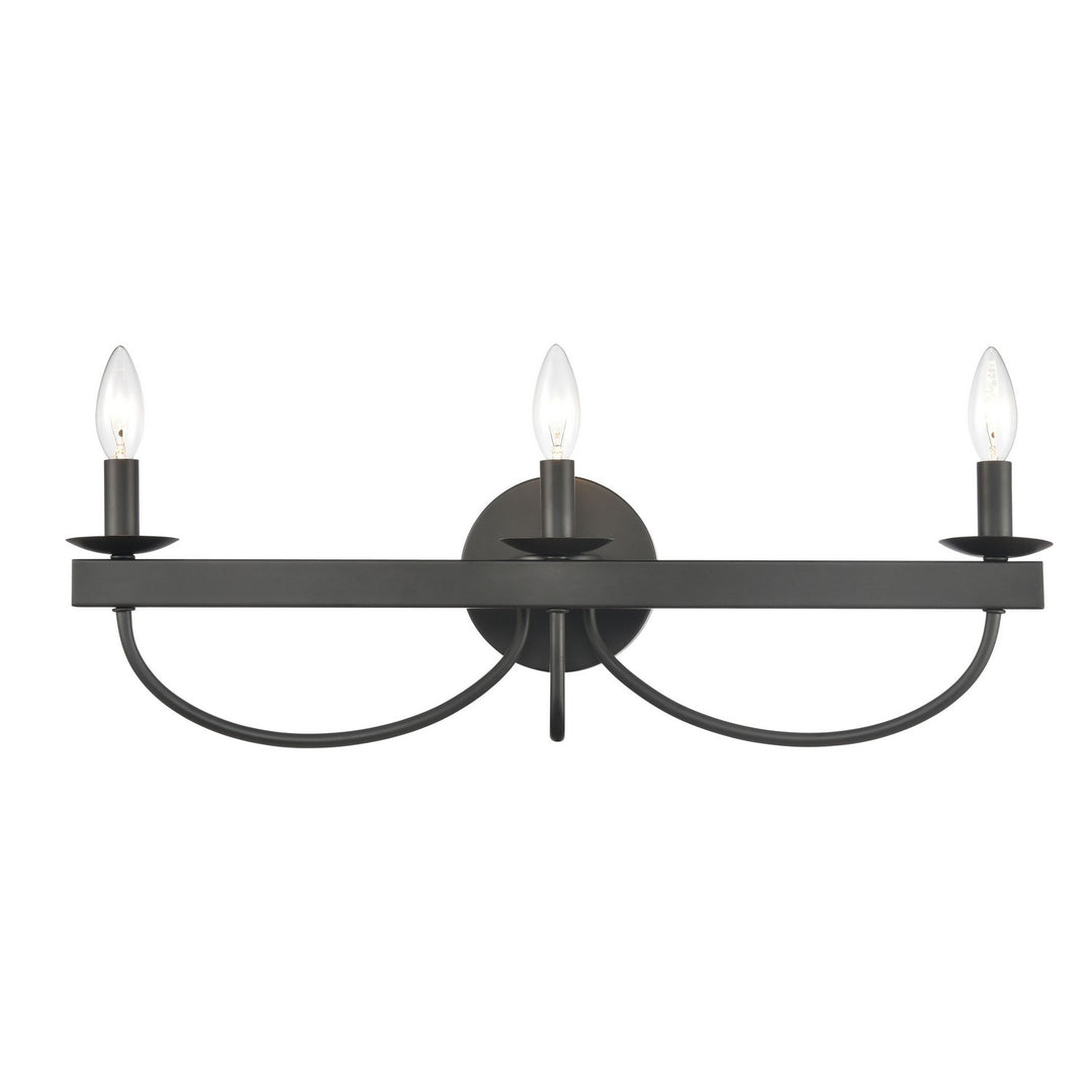 Elk Williamson 75075/3 Bath Vanity Light 24 in. wide - Black