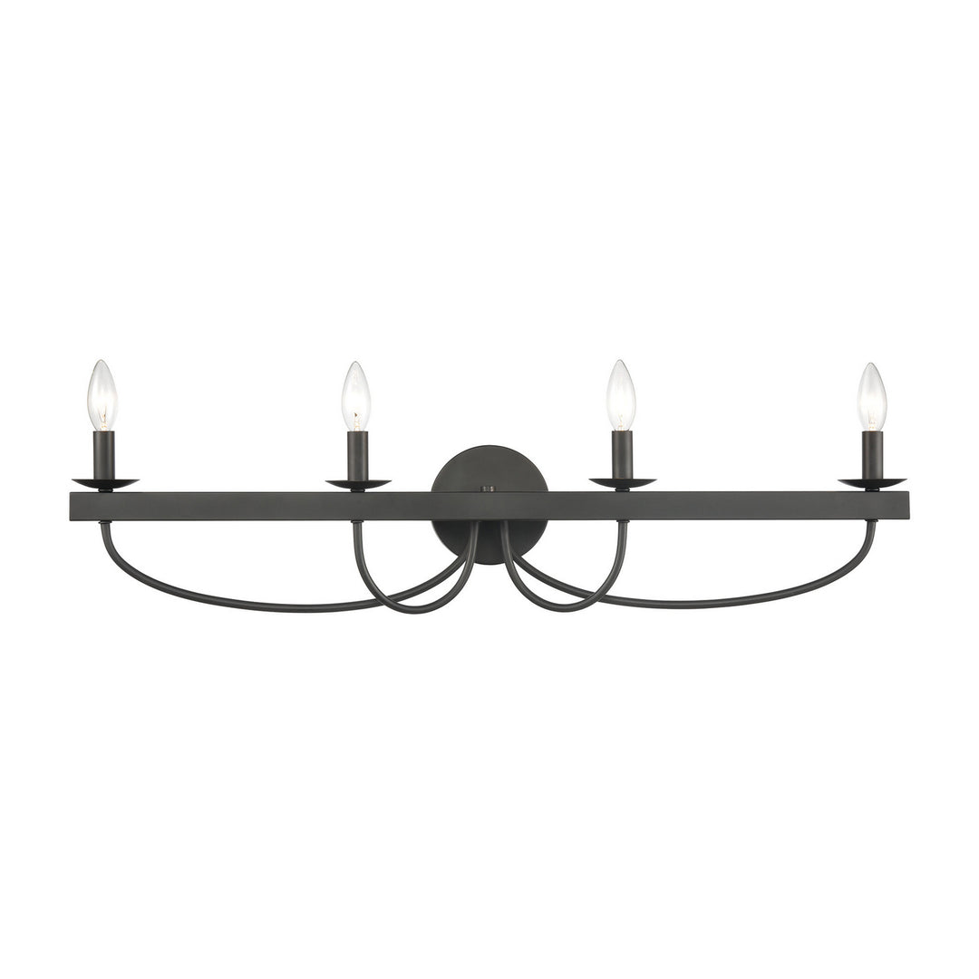 Elk Williamson 75076/4 Bath Vanity Light 35 in. wide - Black