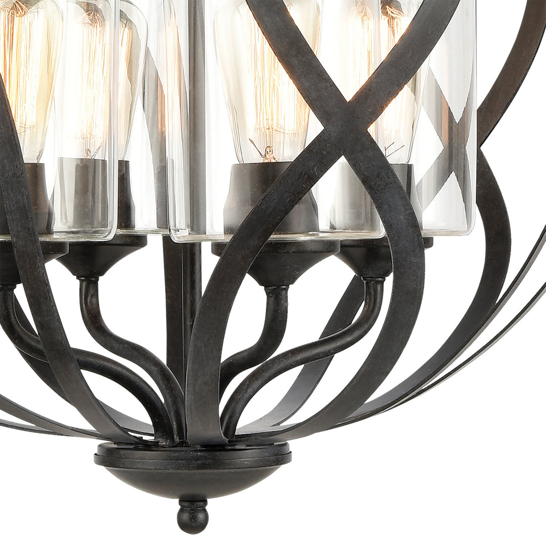 Elk Daisy 75095/4 Chandelier Light - Midnight Bronze
