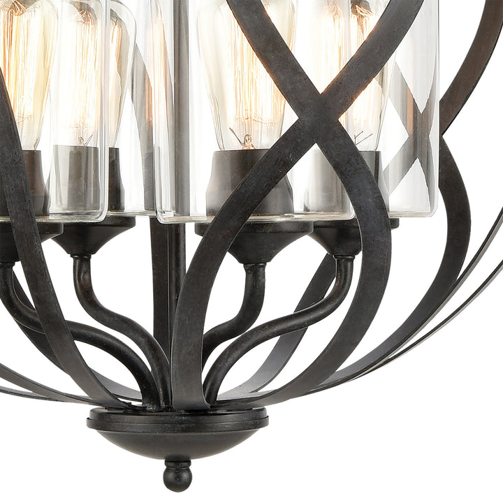 Elk Daisy 75095/4 Chandelier Light - Midnight Bronze