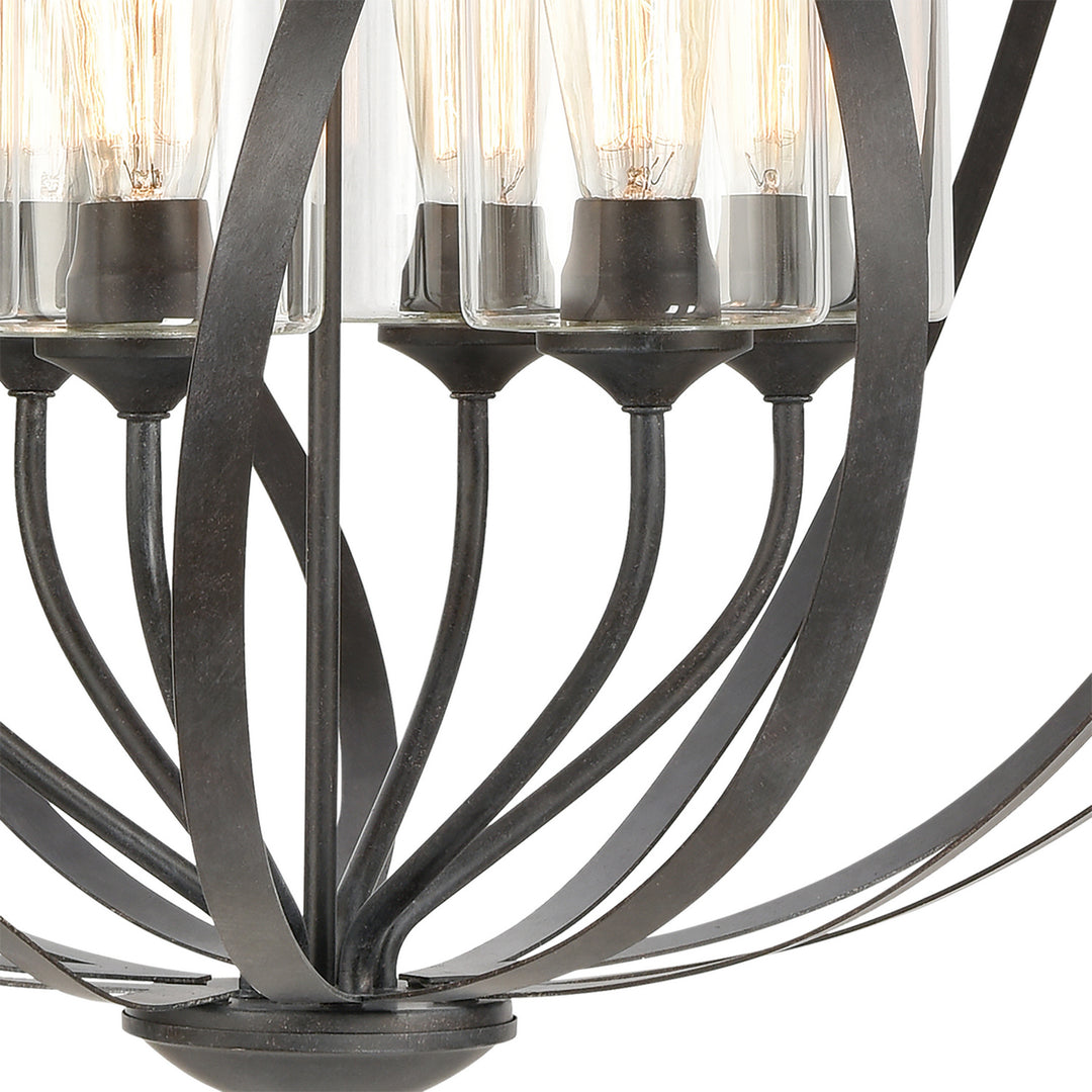 Elk Daisy 75096/6 Chandelier Light - Midnight Bronze