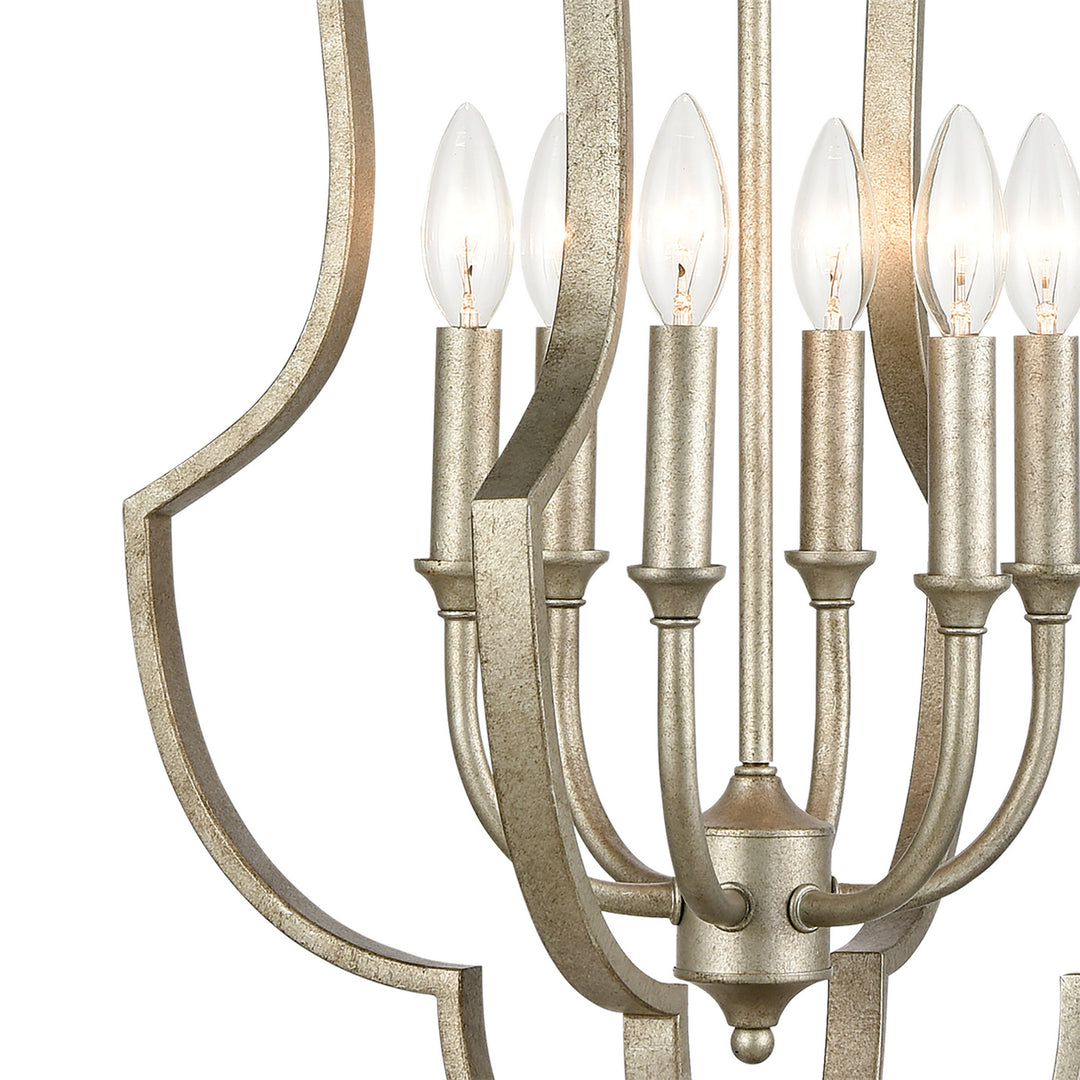 Elk Lanesboro 75105/6 Pendant Light - Dusted Silver