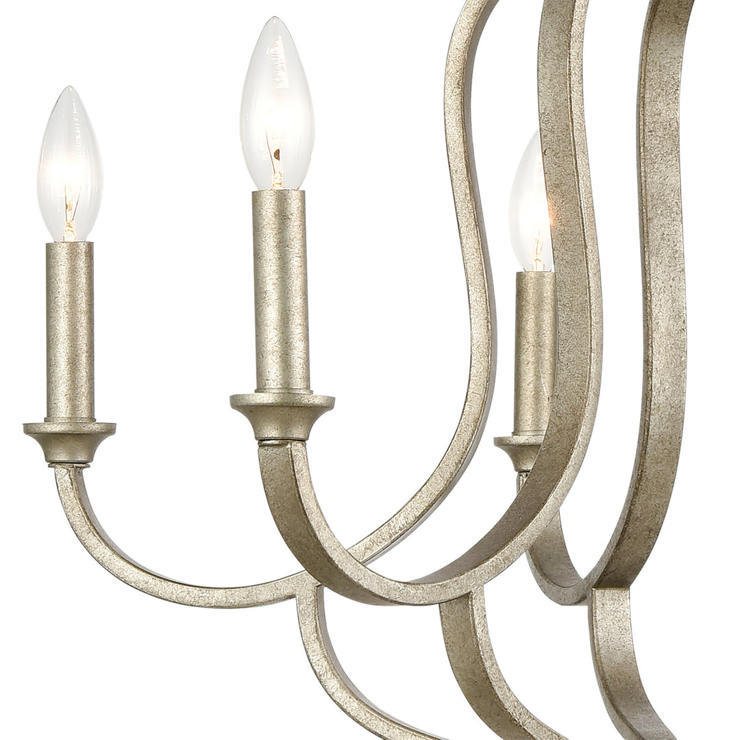 Elk Lanesboro 75106/6 Chandelier Light - Dusted Silver