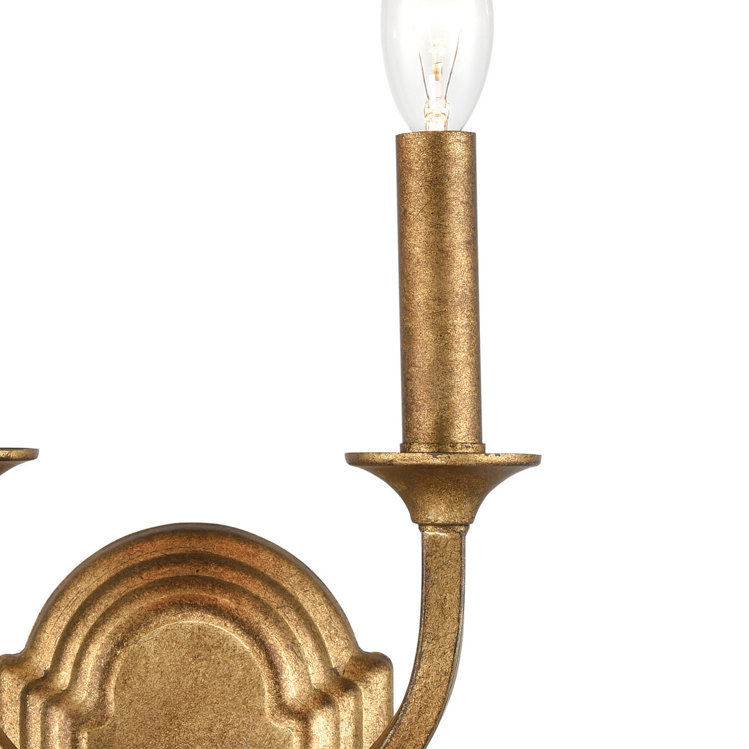 Elk Wembley 75121/2 Wall Sconce Light - Antique Gold