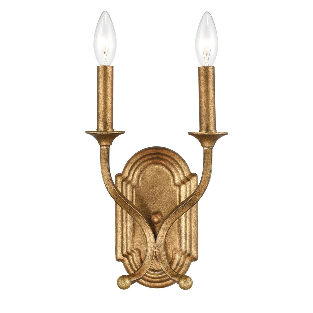 Elk Wembley 75121/2 Wall Sconce Light - Antique Gold
