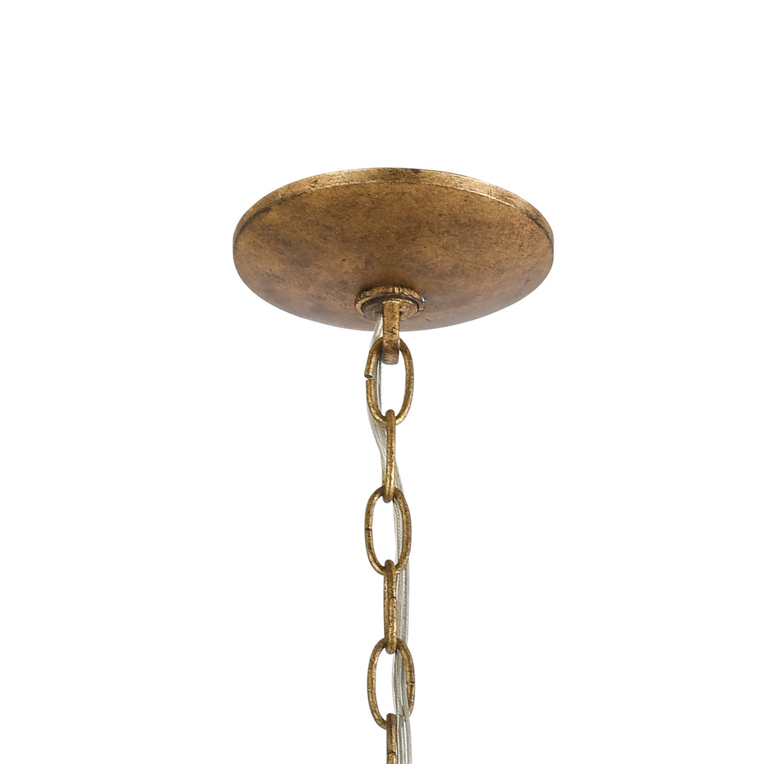 Elk Wembley 75125/3 Pendant Light - Antique Gold