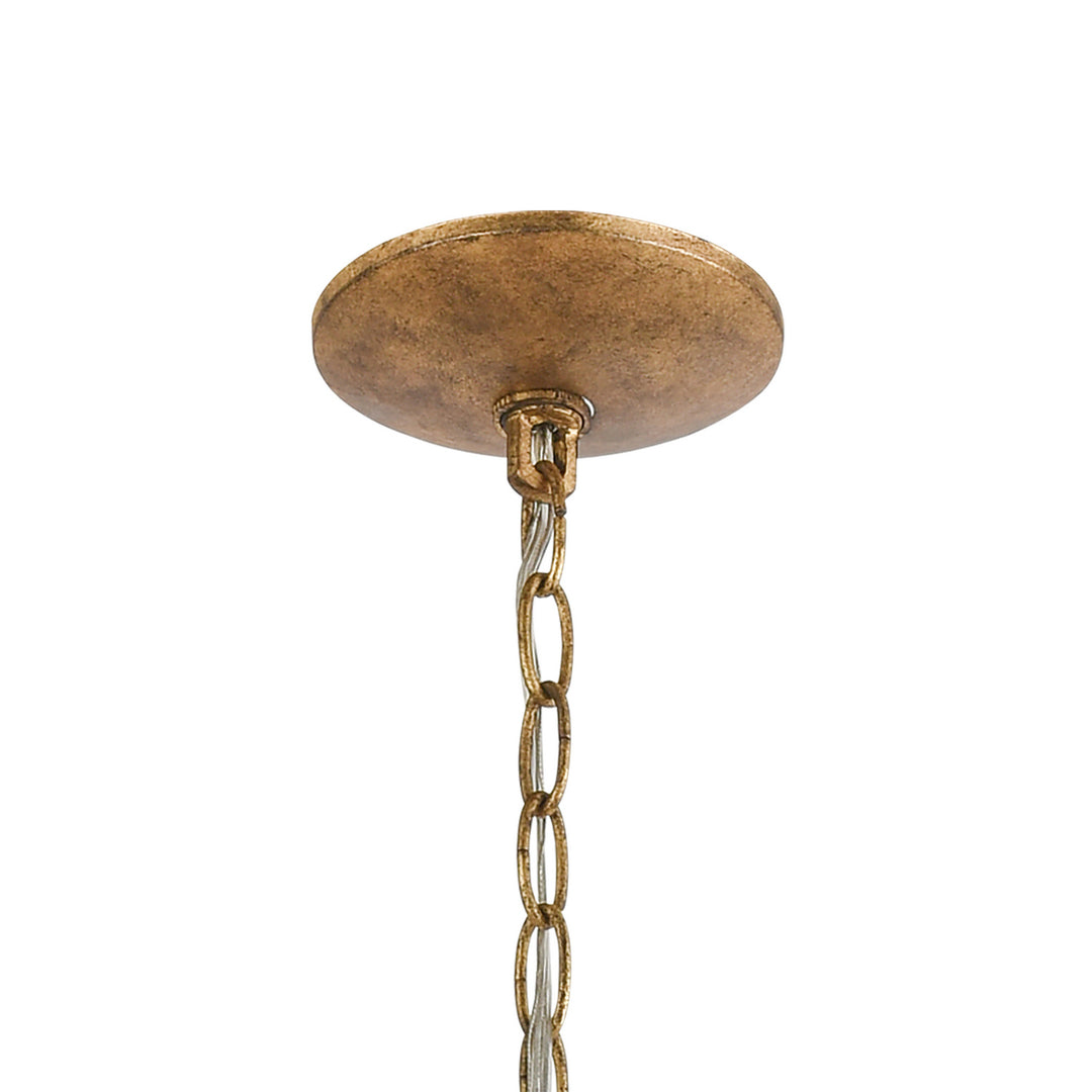 Elk Wembley 75126/4 Pendant Light - Antique Gold