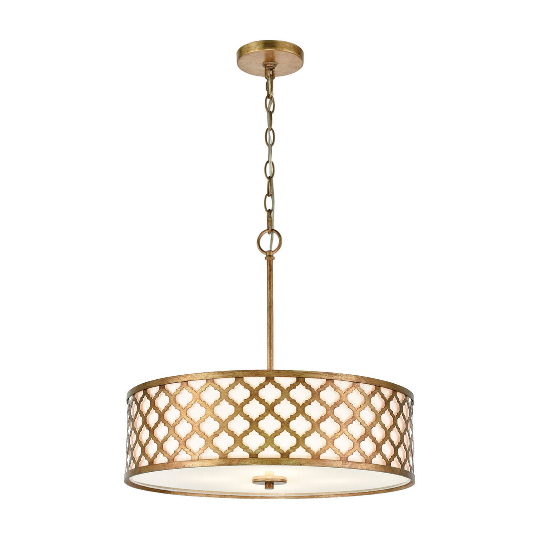 Elk Arabesque 75137/4 Pendant Light - Bronzed Gold