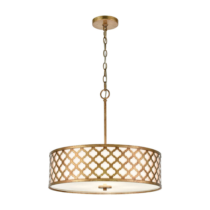 Elk Arabesque 75137/4 Pendant Light - Bronzed Gold