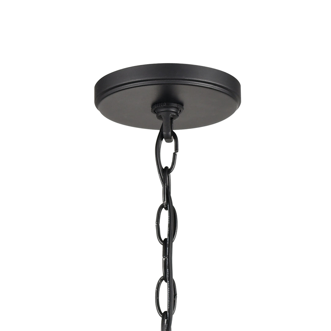 Elk Barrow 81405/3 Chandelier Light - Matte Black