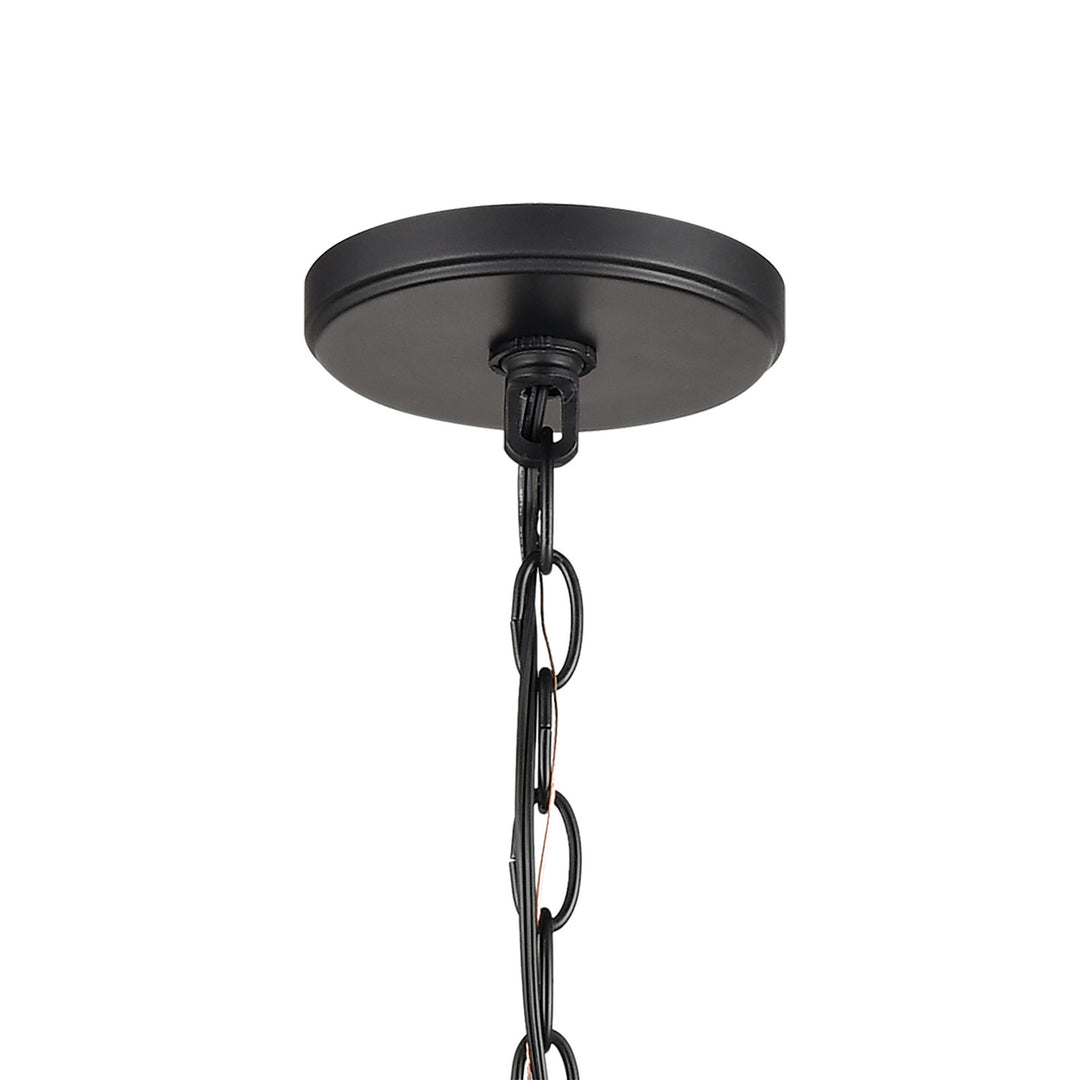 Elk Barrow 81406/6 Chandelier Light - Matte Black
