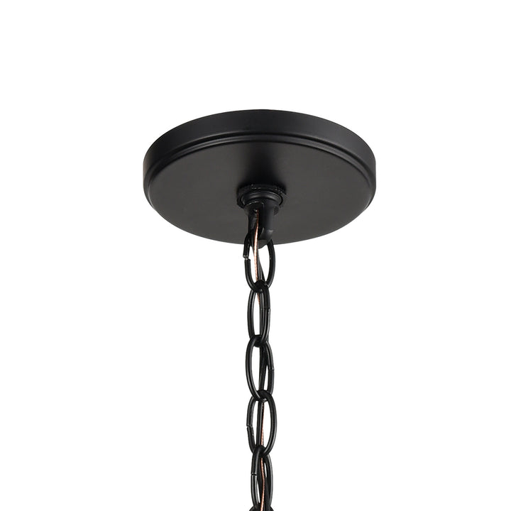 Elk Barrow 81415/3 Pendant Light - Matte Black