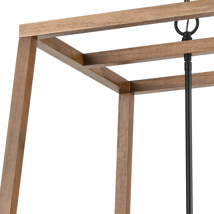 Elk Barrow 81416/6 Pendant Light - Matte Black
