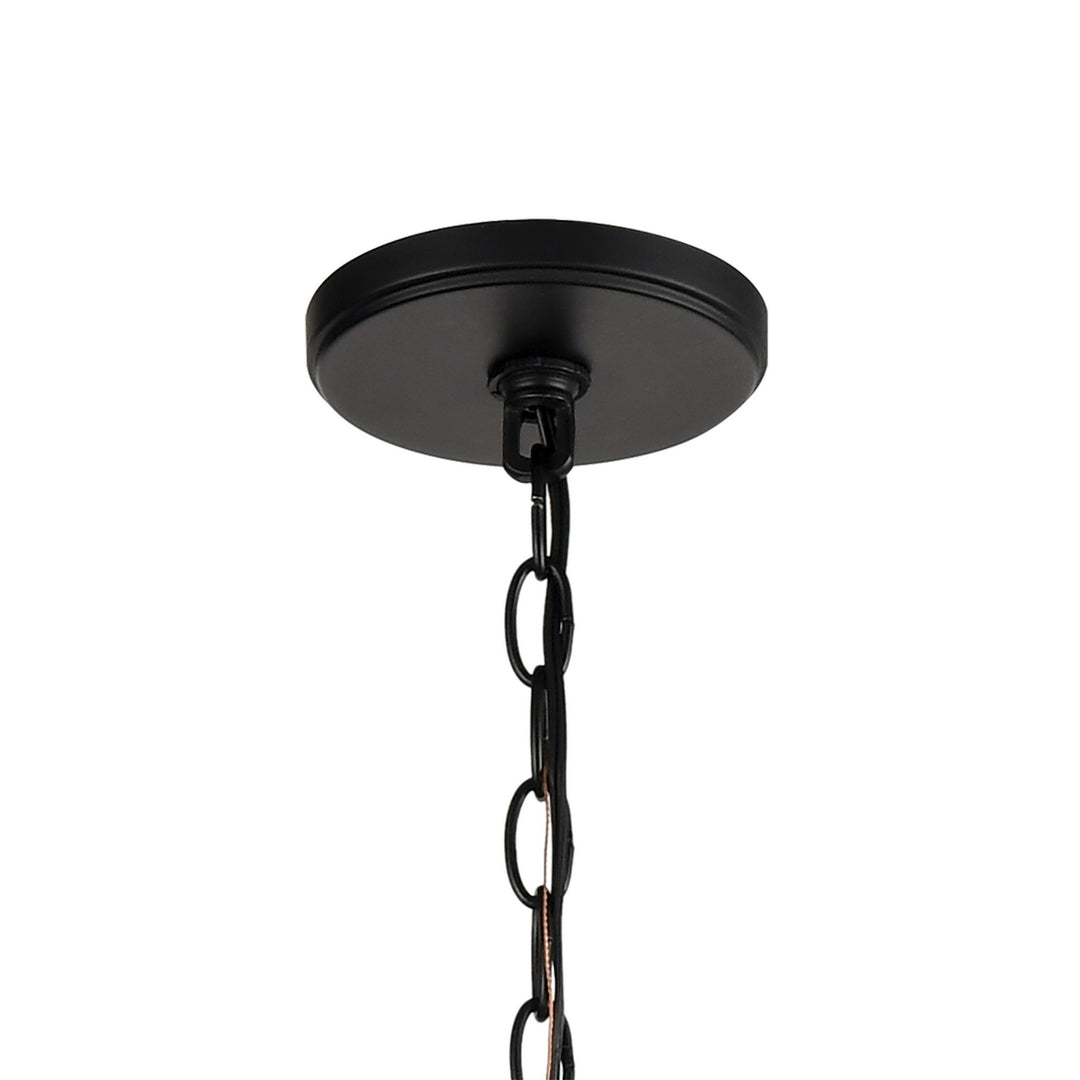 Elk Barrow 81416/6 Pendant Light - Matte Black