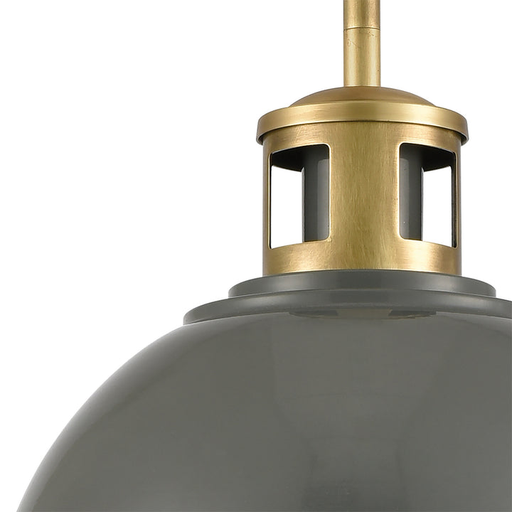 Elk Lyndon 89007/1 Pendant Light - Gray