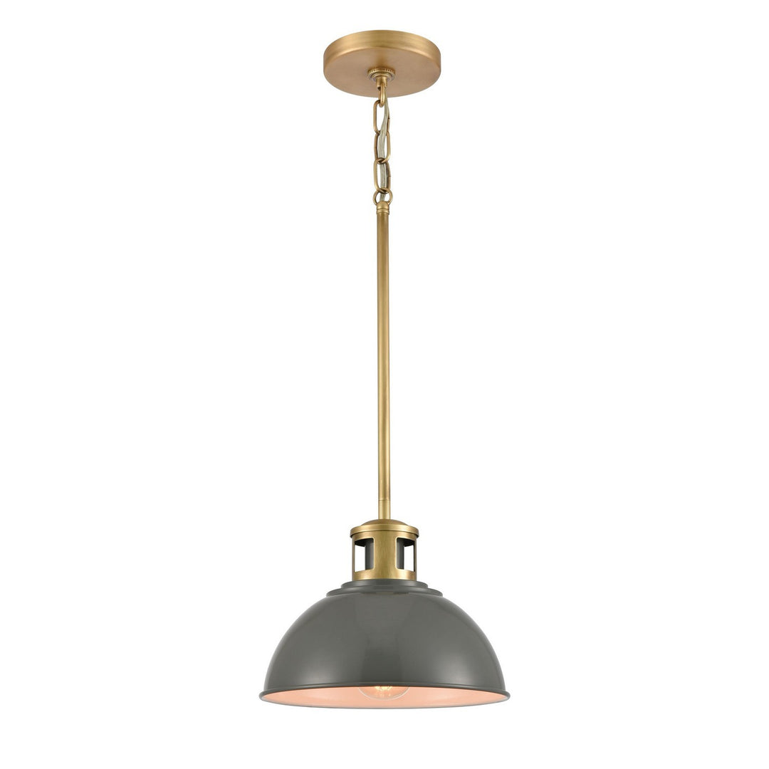 Elk Lyndon 89007/1 Pendant Light - Gray