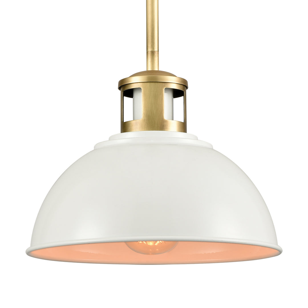 Elk Lyndon 89017/1 Pendant Light - White