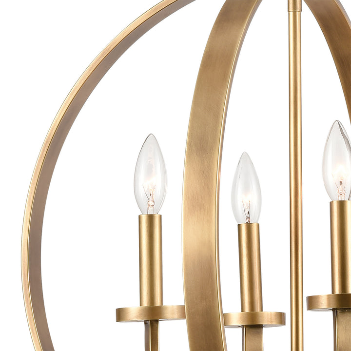 Elk Erindale 89045/4 Chandelier Light - Natural