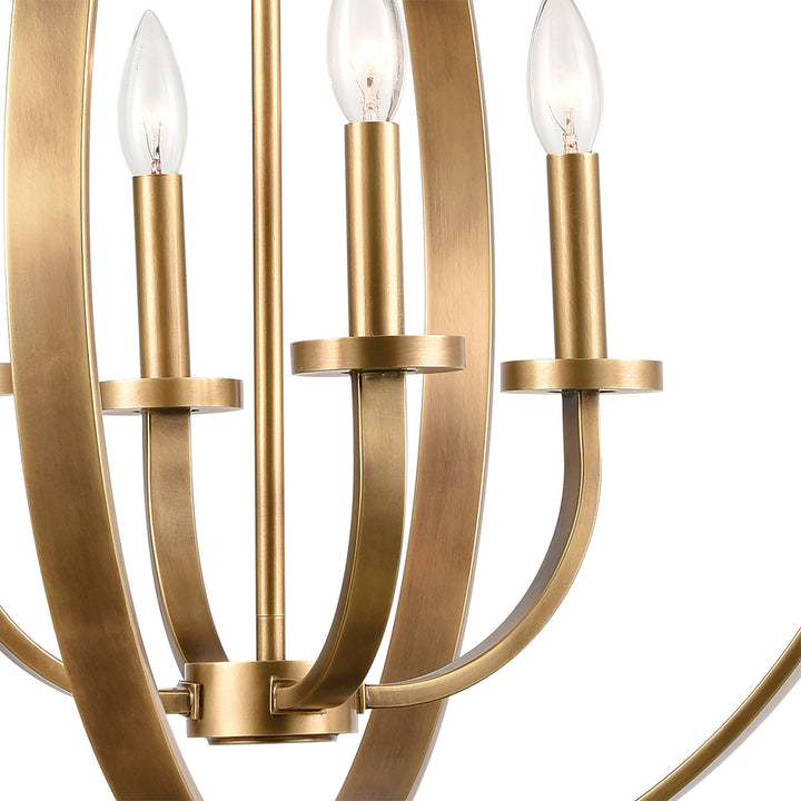 Elk Erindale 89045/4 Chandelier Light - Natural