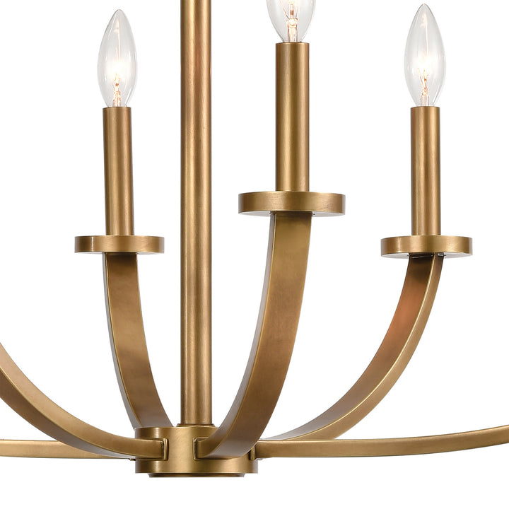 Elk Erindale 89048/6 Chandelier Light - Natural