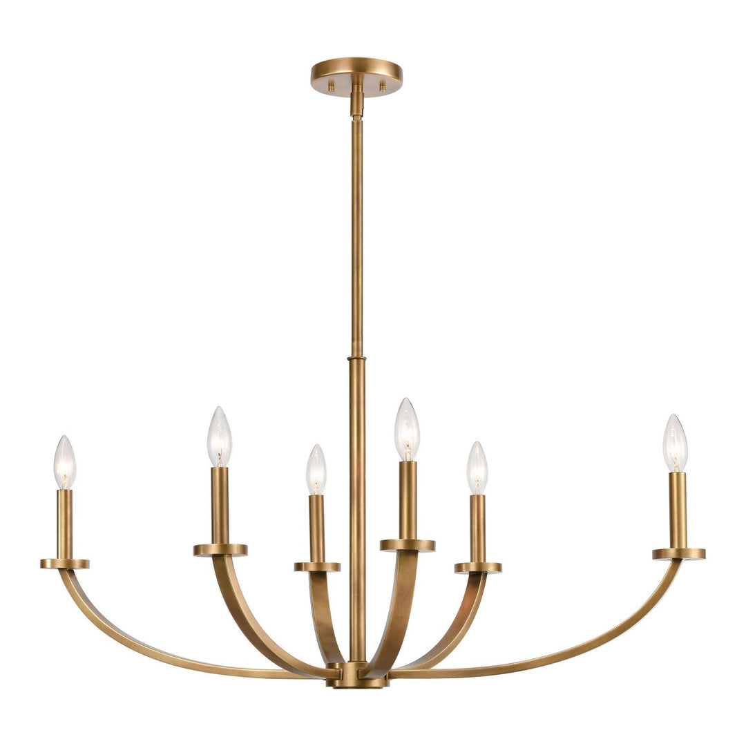 Elk Erindale 89048/6 Chandelier Light - Natural