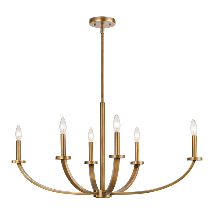 Elk Erindale 89048/6 Chandelier Light - Natural